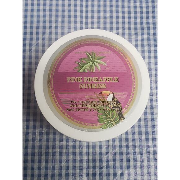 BBW Pink Pineapple Sunrise 24+ Hours of Moisture Whipped Body Butter Shea Cocoa - Picture 2 of 3